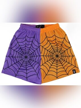 Lost Files XL Mesh Basketball Shorts Limited Edition 2021 Spiderweb Halloween